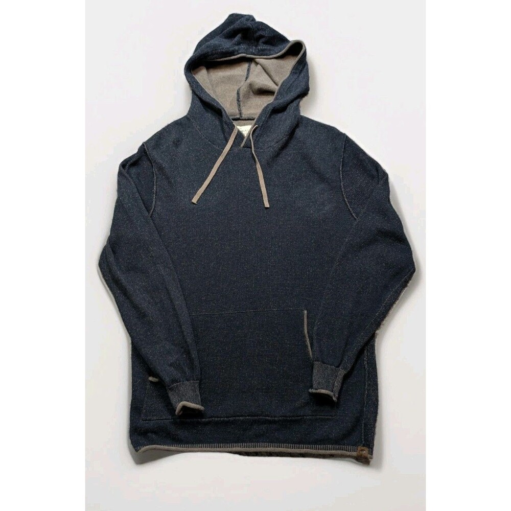 The Normal Brand Hoodie Mens Small Navy Heather Pullover